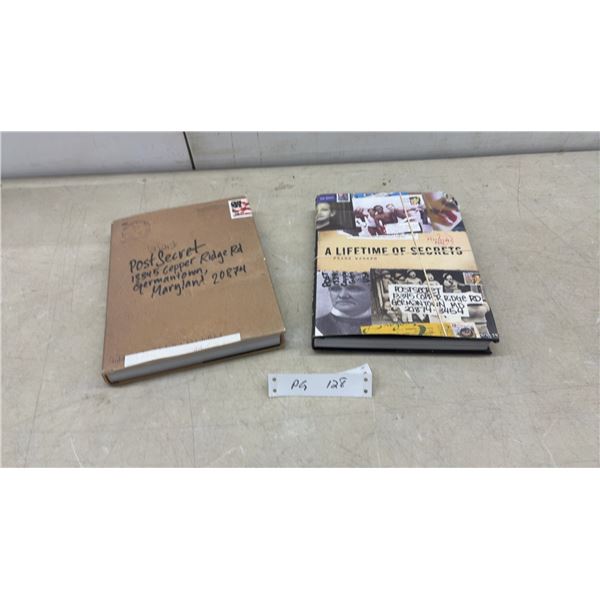 Two Hard Cover Award Winning PostSecret Project Hardcover Books by Frank Warren