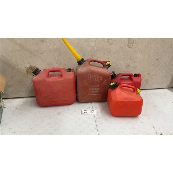 4 Gas Cans
