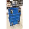 Image 4 : Blue Steel Folding Platform Hand Truck with Casters