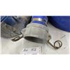 Image 2 : Two 3" PVC Lay-Flat Discharge Hoses with Aluminum Camlock Quick-Connect Fittings