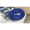 Image 3 : Two 3" PVC Lay-Flat Discharge Hoses with Aluminum Camlock Quick-Connect Fittings