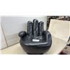 Image 6 : Black Faux Leather Childs Hand-Shaped Novelty Swivel Chair