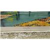 Image 10 : Four Framed Landscape Paintings Including E. Mitchell Watermill and Covered Bridge Scenes, Largest