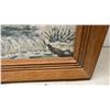 Image 6 : Four Framed Landscape Paintings Including E. Mitchell Watermill and Covered Bridge Scenes, Largest