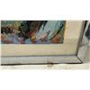 Image 6 : Two Framed Abstract Paintings Including Nu-Leger Signed Work, Largest 41 x 23"