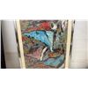Image 8 : Two Framed Abstract Paintings Including Nu-Leger Signed Work, Largest 41 x 23"