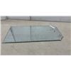 Image 2 : Vintage Pie Crust Edge Frameless Wall Mirror with Scalloped Border, 24 x 12"