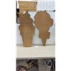 Image 4 : Two Beatrice Ice Cream Painted Advertising Signs, Soft-Serve and Chocolate Scoop Cone Designs, 47"