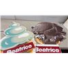 Image 5 : Two Beatrice Ice Cream Painted Advertising Signs, Soft-Serve and Chocolate Scoop Cone Designs, 47"