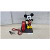 Image 1 : AT&T Mickey Mouse Corded Telephone Model 550 with Red Handset, 14 x 10 x 9"