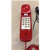 Image 3 : AT&T Mickey Mouse Corded Telephone Model 550 with Red Handset, 14 x 10 x 9"
