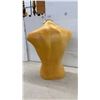 Image 2 : Male Mannequin Torso Form, Headless and Armless, Yellow Plastic, 25" High