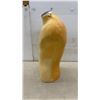Image 3 : Male Mannequin Torso Form, Headless and Armless, Yellow Plastic, 25" High