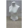 Image 1 : White Female Torso Mannequin, Headless Display Form, 21" High
