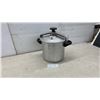 Image 1 : Silampos Aluminum Pressure Cooker with Clamp Lid and Weight-Controlled Regulator