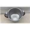 Image 2 : Silampos Aluminum Pressure Cooker with Clamp Lid and Weight-Controlled Regulator