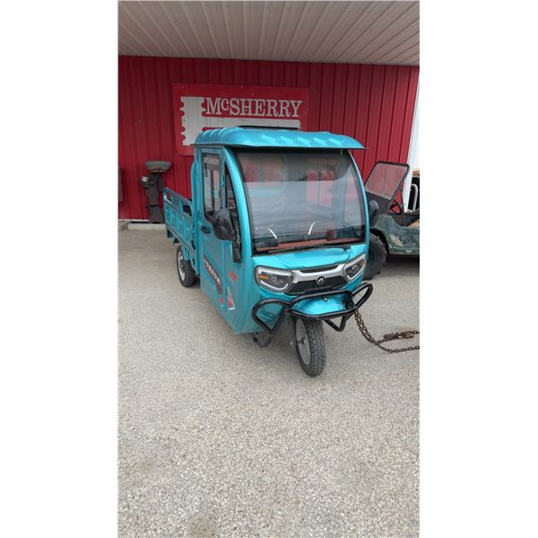 2024 Guoxiang Electric Dump Truck, Bedlined, New Batteries, Reverse, Works!