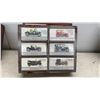 Image 5 : Miniature Die-Cast Vintage Automobile Collection with Wooden Display Cases and More