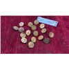 Image 1 : Lot of 17 U.S. Military Uniform Collar Insignia Pins, Gold-Toned Metal with Clutch Backs