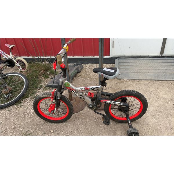 Razor DSX16 Dual Shocks Children's Bicycle with Training Wheels, 16" Wheels
