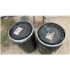 Image 2 : Two 30-Gallon Poly Barrels