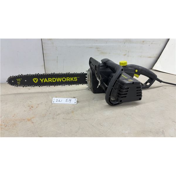 Yardworks 16" Electric Chainsaw, Model 054-5764-4, 120V, 14 Amp