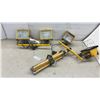 Image 1 : 2 Dual-Head 500-Watt Work Lights & 1 Tripod Stand, Lens & Cage Missing