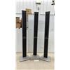Image 1 : Set of Three Panasonic SB-FS72 Tower Speakers, 4 Ohm Impedance, 90 Watt Max Input Power
