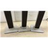Image 3 : Set of Three Panasonic SB-FS72 Tower Speakers, 4 Ohm Impedance, 90 Watt Max Input Power