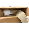 Image 4 : Two Rolls & Part Roll Vinylasa TPR Wall Base Line 282553 Light Beige 80' X 4 x 1/8"