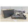 Image 1 : Kenmore Portable Electric Sewing Machine with Carrying Case, Circa 1950s-1960s