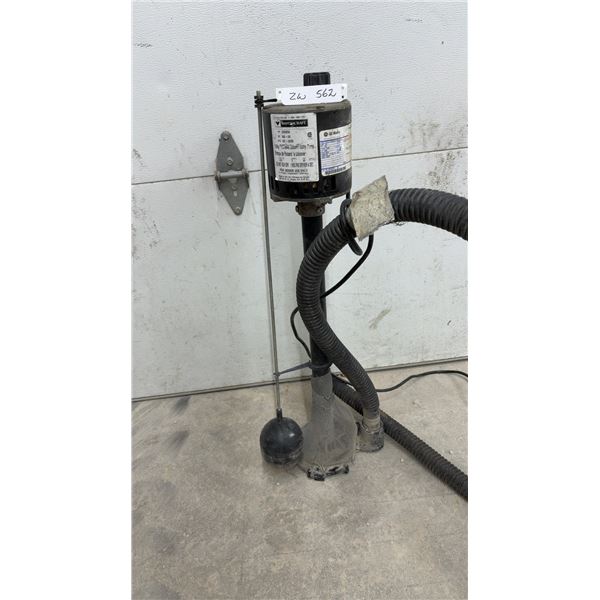 Mastercraft 1/4 HP Column Sump Pump with GE Motor and Float Switch