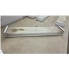 Image 2 : 4 Fluorescent Light Fixtures with Prismatic Lens, 2 Bulb, 25 x 5"