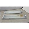 Image 5 : 4 Fluorescent Light Fixtures with Prismatic Lens, 2 Bulb, 25 x 5"