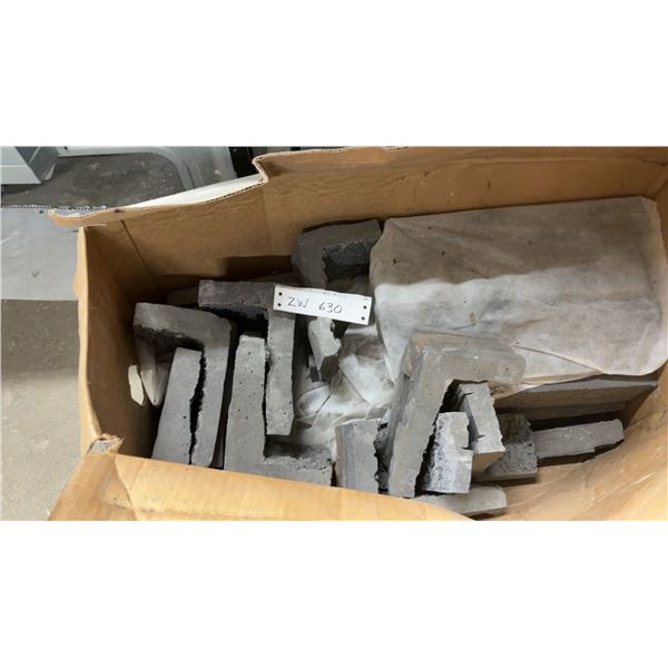 Sunset Stone Pinos Creek Stacked High Stone Corner Pieces, Dark Grey Finish, and More