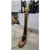 Image 2 : Pair of Delpak Taxidermy Ltd. Deer Leg Table Lamps on Rustic Wood Bases Oh Yeah She Will Luv Them