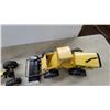 Image 4 : Two Tonka Mighty Series Construction Toys, Front-End Loader and Road Grader Metal
