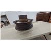 Image 4 : Antique Wooden Spoke Metal Rim and Hub Band Rustic Decore