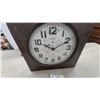 Image 2 : Hamilton Sangamo Electric Master Wall Clock in Wooden Case 16 x 16"