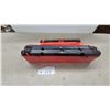 Image 1 : Sate-Lite 711 Base Collapsible Roadside Warning Triangles in Red Plastic Case Magnetic