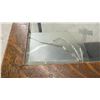 Image 10 : Antique Oak and Glass General Store Display Case with Sliding Doors and 2 Glass Shelves, 41 x 28 x