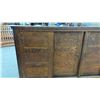 Image 4 : Antique Oak and Glass General Store Display Case with Sliding Doors and 2 Glass Shelves, 41 x 28 x