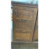 Image 5 : Antique Oak and Glass General Store Display Case with Sliding Doors and 2 Glass Shelves, 41 x 28 x