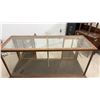 Image 7 : Antique Oak and Glass General Store Display Case with Sliding Doors and 2 Glass Shelves, 41 x 28 x