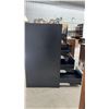 Image 3 : Black Metal Four-Drawer Vertical File Cabinet