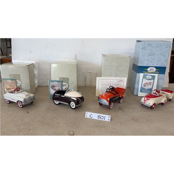 Hallmark Kiddie Car Classics 1950 Torpedo Pedal Car Die-Cast Replica and More