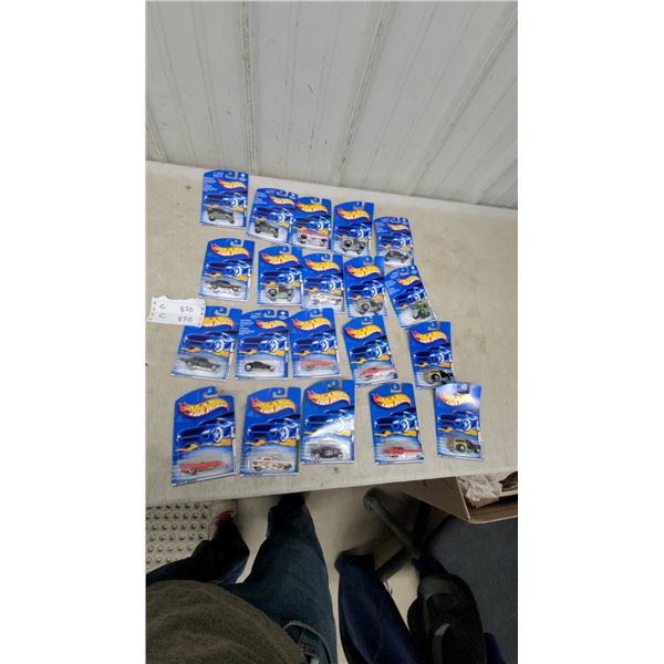 Hot Wheels 2003 Mainline First Editions Die-Cast Cars in Original Packaging, 20 Pieces