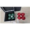Image 2 : St. Pierre Bocce Ball Set with Eight Balls, Pallino, and Hard-Sided Carrying Case