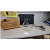 Image 1 : Vintage 7UP "Fresh Up" Wooden Soda Crate and Ship Mantel Display Some Good Some Need Tune Up