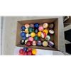 Image 2 : Miniature Tabletop Pool Table with Cues, Assorted Billiard Balls, and More